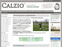 Tablet Screenshot of calzio.nl